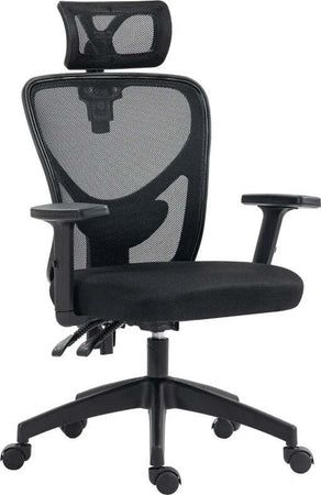Sedia-da-Ufficio-Ergonomica-con-Altezza-Regolabile,-Supporto-Lombare-e-Poggiatesta,-66x61x106-116cm-Nero-GH9921-404V01BKGH9