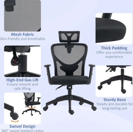 Sedia-da-Ufficio-Ergonomica-con-Altezza-Regolabile,-Supporto-Lombare-e-Poggiatesta,-66x61x106-116cm-Nero-GH9921-404V01BKGH9