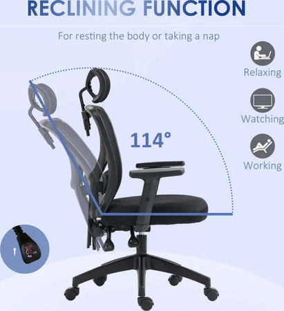 Sedia-da-Ufficio-Ergonomica-con-Altezza-Regolabile,-Supporto-Lombare-e-Poggiatesta,-66x61x106-116cm-Nero-GH9921-404V01BKGH9