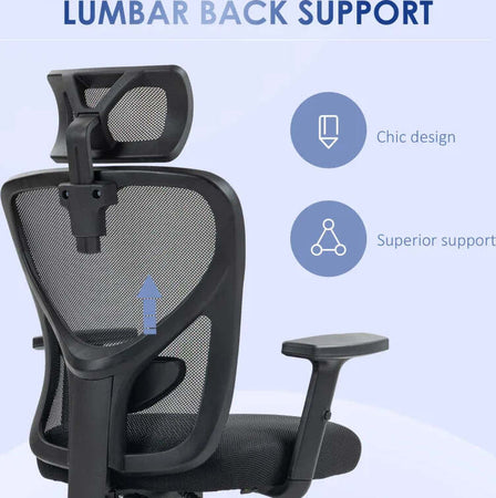 Sedia-da-Ufficio-Ergonomica-con-Altezza-Regolabile,-Supporto-Lombare-e-Poggiatesta,-66x61x106-116cm-Nero-GH9921-404V01BKGH9