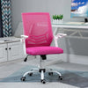 Sedia-da-Ufficio-Ergonomica-con-Braccioli-e-Supporto-Lombare,-Poltrona-Ufficio-Girevole-e-Altezza-Regolabile-in-Tessuto-Rosa-RF3921-547PKRF3