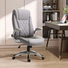 Sedia-da-Ufficio-Ergonomica-con-Imbottitura,-Altezza-Regolabile-e-5-Ruote,-70x71x113-121-cm,-Grigio-UL3920-063GYUL3