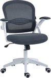 Sedia-da-Ufficio-Ergonomica-con-Schienale-a-Rete-e-Altezza-Regolabile,-65.5x61.5x88-97.5cm,-Grigio-YH6921-511V01GYYH6