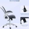 Sedia-da-Ufficio-Ergonomica-con-Schienale-a-Rete-e-Altezza-Regolabile,-65.5x61.5x88-97.5cm,-Grigio-YH6921-511V01GYYH6
