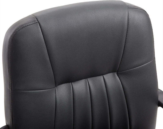 Sedia-da-Ufficio-Ergonomica-e-Girevole,-Poltrona-da-Ufficio-con-Altezza-Regolabile-in-Similpelle-60×60×90-99cm-Nero-YU2921-114YU2