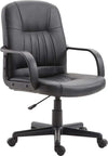 Sedia-da-Ufficio-Ergonomica-e-Girevole,-Poltrona-da-Ufficio-con-Altezza-Regolabile-in-Similpelle-60×60×90-99cm-Nero-YU2921-114YU2