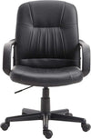 Sedia-da-Ufficio-Ergonomica-e-Girevole,-Poltrona-da-Ufficio-con-Altezza-Regolabile-in-Similpelle-60×60×90-99cm-Nero-YU2921-114YU2
