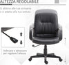 Sedia-da-Ufficio-Ergonomica-e-Girevole,-Poltrona-da-Ufficio-con-Altezza-Regolabile-in-Similpelle-60×60×90-99cm-Nero-YU2921-114YU2