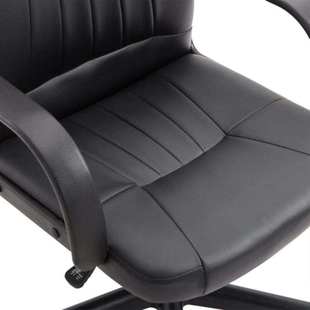 Sedia-da-Ufficio-Ergonomica-e-Girevole,-Poltrona-da-Ufficio-con-Altezza-Regolabile-in-Similpelle-60×60×90-99cm-Nero-YU2921-114YU2