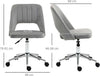 Sedia-da-Ufficio-Ergonomica-e-Girevole,-Sedia-Imbottita-per-Scrivania-con-Altezza-Regolabile,-Grigio-49x60x79-91cm-DR2921-481V80GYDR2
