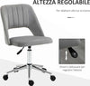 Sedia-da-Ufficio-Ergonomica-e-Girevole,-Sedia-Imbottita-per-Scrivania-con-Altezza-Regolabile,-Grigio-49x60x79-91cm-DR2921-481V80GYDR2