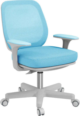 Sedia-da-Ufficio-Ergonomica-e-Reclinabile-ad-Altezza-Regolabile-con-5-Rotelle,-55x48x82.5-94.5-cm,-Azzurra-KQ8921-690V01LBKQ8