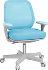 Sedia-da-Ufficio-Ergonomica-e-Reclinabile-ad-Altezza-Regolabile-con-5-Rotelle,-55x48x82.5-94.5-cm,-Azzurra-KQ8921-690V01LBKQ8