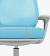 Sedia-da-Ufficio-Ergonomica-e-Reclinabile-ad-Altezza-Regolabile-con-5-Rotelle,-55x48x82.5-94.5-cm,-Azzurra-KQ8921-690V01LBKQ8