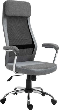 Sedia-da-Ufficio-Ergonomica-Girevole,-Altezza-Regolabile-e-Dondolamento,-Poltrona-in-Tessuto-a-Rete-65x67x119-129cm-Grigio-DF4921-385CGFD4