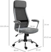 Sedia-da-Ufficio-Ergonomica-Girevole,-Altezza-Regolabile-e-Dondolamento,-Poltrona-in-Tessuto-a-Rete-65x67x119-129cm-Grigio-DF4921-385CGFD4