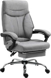 Sedia-da-Ufficio-Ergonomica-Girevole,-Sedia-da-Scrivania-con-Rotelle,-Poggiapiedi-Retrattile-e-Reclinabile-135°,-Altezza-Regolabile,-Grigio-YH8921-437YH8