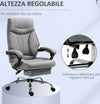 Sedia-da-Ufficio-Ergonomica-Girevole,-Sedia-da-Scrivania-con-Rotelle,-Poggiapiedi-Retrattile-e-Reclinabile-135°,-Altezza-Regolabile,-Grigio-YH8921-437YH8