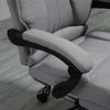 Sedia-da-Ufficio-Ergonomica-Girevole,-Sedia-da-Scrivania-con-Rotelle,-Poggiapiedi-Retrattile-e-Reclinabile-135°,-Altezza-Regolabile,-Grigio-YH8921-437YH8