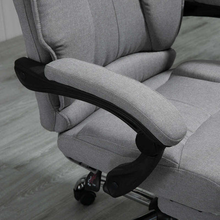 Sedia-da-Ufficio-Ergonomica-Girevole,-Sedia-da-Scrivania-con-Rotelle,-Poggiapiedi-Retrattile-e-Reclinabile-135°,-Altezza-Regolabile,-Grigio-YH8921-437YH8