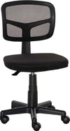 Sedia-da-Ufficio-Ergonomica-in-Rete-Senza-Braccioli-e-Regolabile-in-Altezza,-Nero-HN3921-577HN3