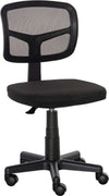 Sedia-da-Ufficio-Ergonomica-in-Rete-Senza-Braccioli-e-Regolabile-in-Altezza,-Nero-HN3921-577HN3
