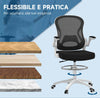 Sedia-da-Ufficio-Ergonomica-in-Tessuto-Traspirante-con-Altezza-Regolabile-e-Braccioli-Ribaltabili,-59x65x110-130-cm-JK6921-628V00BKJK6