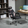 Sedia-da-Ufficio-Ergonomica-Inclinabile-a-130°-con-Supporto-Lombare-e-Cervicale,-58x62.5x112-120cm-NM5921-469PKNM5