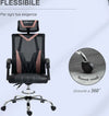 Sedia-da-Ufficio-Ergonomica-Inclinabile-a-130°-con-Supporto-Lombare-e-Cervicale,-58x62.5x112-120cm-NM5921-469PKNM5