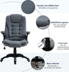 Sedia-da-Ufficio-Ergonomica-Reclinabile,-Altezza-Regolabile-e-Dondolamento,-Poltrona-Girevole-con-Ruote,-65x72x110-120cm,-Grigio-HG4921-416HG4
