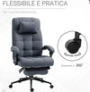 Sedia-da-Ufficio-Ergonomica-Reclinabile,-Sedia-Direzionale-con-Schiena-Alta,-Poltrona-Ufficio-con-Poggiatesta-e-Poggiapiedi-Estraibile,-66x76x112-120cm,-Grigio-ED2921-282GYED2