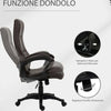 Sedia-da-Ufficio-Ergonomica,-Sedia-Girevole-con-Schienale-Alto-e-Dondolo,-Altezza-Regolabile-e-Ruote,-61.5x66x113-123cm,-Marrone-KJ8921-474BNKJ8