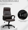 Sedia-da-Ufficio-Ergonomica,-Sedia-Girevole-con-Schienale-Alto-e-Dondolo,-Altezza-Regolabile-e-Ruote,-61.5x66x113-123cm,-Marrone-KJ8921-474BNKJ8