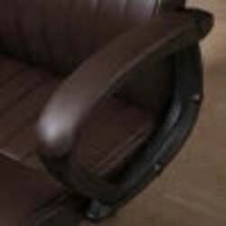Sedia-da-Ufficio-Ergonomica,-Sedia-Girevole-con-Schienale-Alto-e-Dondolo,-Altezza-Regolabile-e-Ruote,-61.5x66x113-123cm,-Marrone-KJ8921-474BNKJ8