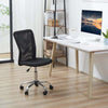 Sedia-da-Ufficio-Ergonomica-Senza-Braccioli,-Tessuto-Traspirante-a-Rete,-Altezza-Regolabile-e-5-Ruote,-43x58x90-100cm,-Nero-FG1921-226BKFG1