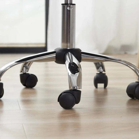 Sedia-da-Ufficio-Ergonomica-Senza-Braccioli,-Tessuto-Traspirante-a-Rete,-Altezza-Regolabile-e-5-Ruote,-43x58x90-100cm,-Nero-FG1921-226BKFG1