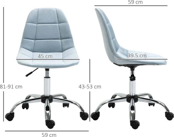 Sedia-da-Ufficio-Ergonomico,-Sedia-Girevole-Scrivania,-Regolabile-Senza-Braccioli,-Azzurro,-59x59x81-91cm-GH9921-366BUGH9