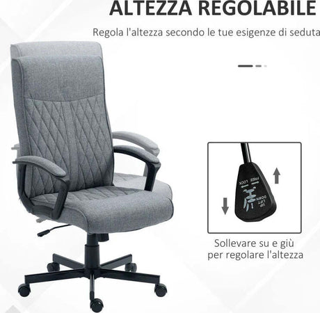 Sedia-da-Ufficio-Girevole-con-Funzione-Dondolo-e-Altezza-Regolabile,-65x72x102-112.5cm,-Grigio-PL8921-605V00CGPL8