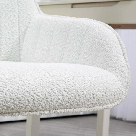 Sedia-da-Ufficio-in-Tessuto-con-Altezza-Regolabile,-Seduta-Girevole-e-Ruote,-Bianco-HU8921-713V00WTHU8