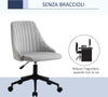 Sedia-da-Ufficio-in-Velluto-Grigio-con-Altezza-Regolabile,-Sedia-Ergonomica-Girevole-a-360°-e-Ruote,-50x58x77-87cm-JH1921-488GYHJ1