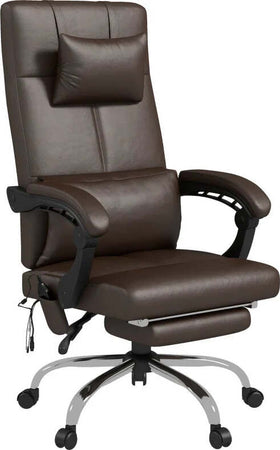 Sedia-da-Ufficio-Massaggiante-ad-Altezza-Regolabile-con-Poggiapiedi-e-Telecomando,-66x67x115-123-cm,-Marrone-WD9921-659V90DRWD9