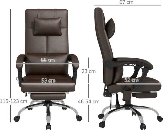 Sedia-da-Ufficio-Massaggiante-ad-Altezza-Regolabile-con-Poggiapiedi-e-Telecomando,-66x67x115-123-cm,-Marrone-WD9921-659V90DRWD9