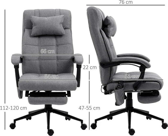 Sedia-da-Ufficio-Reclinabile-e-Riscaldante-con-6-Punti-Massaggio-e-5-Modalità,-Grigio-NH8921-658V90GYNH8