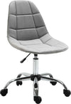 Sedia-Girevole-,-Design-Ergonomico-e-Regolabile-Senza-Braccioli,-Grigio,-59x59x81-91cmED3921-366GYED3