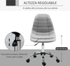 Sedia-Girevole-,-Design-Ergonomico-e-Regolabile-Senza-Braccioli,-Grigio,-59x59x81-91cmED3921-366GYED3