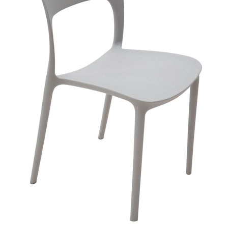 Sedia in Polipropilene Roma impilabile da interno ed esterno