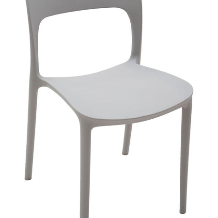 Sedia in Polipropilene Roma impilabile da interno ed esterno