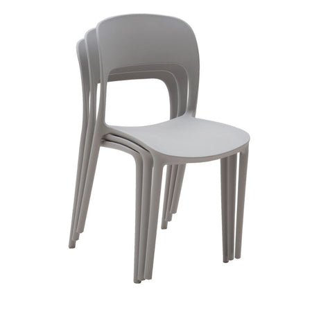 Sedia in Polipropilene Roma impilabile da interno ed esterno