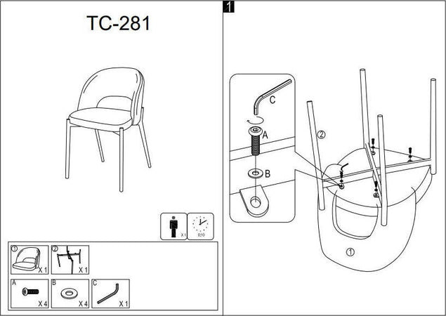 Sedia-Helsinki-Grigia-Set-2-Pz-Cm-51X53X80