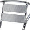 Sedia in alluminio impilabile con braccioli da bar e giardino Giardino e giardinaggio/Arredamento da giardino e accessori/Sedie/Sedie per tavolo da giardino Decor Space - Altamura, Commerciovirtuoso.it